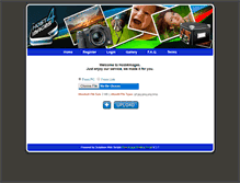 Tablet Screenshot of host4images.com